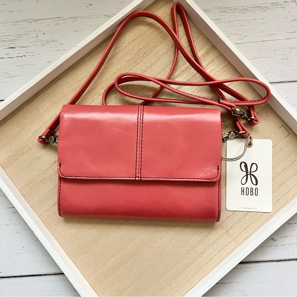Hobo Jetty convertible mini crossbody in tea rose - new